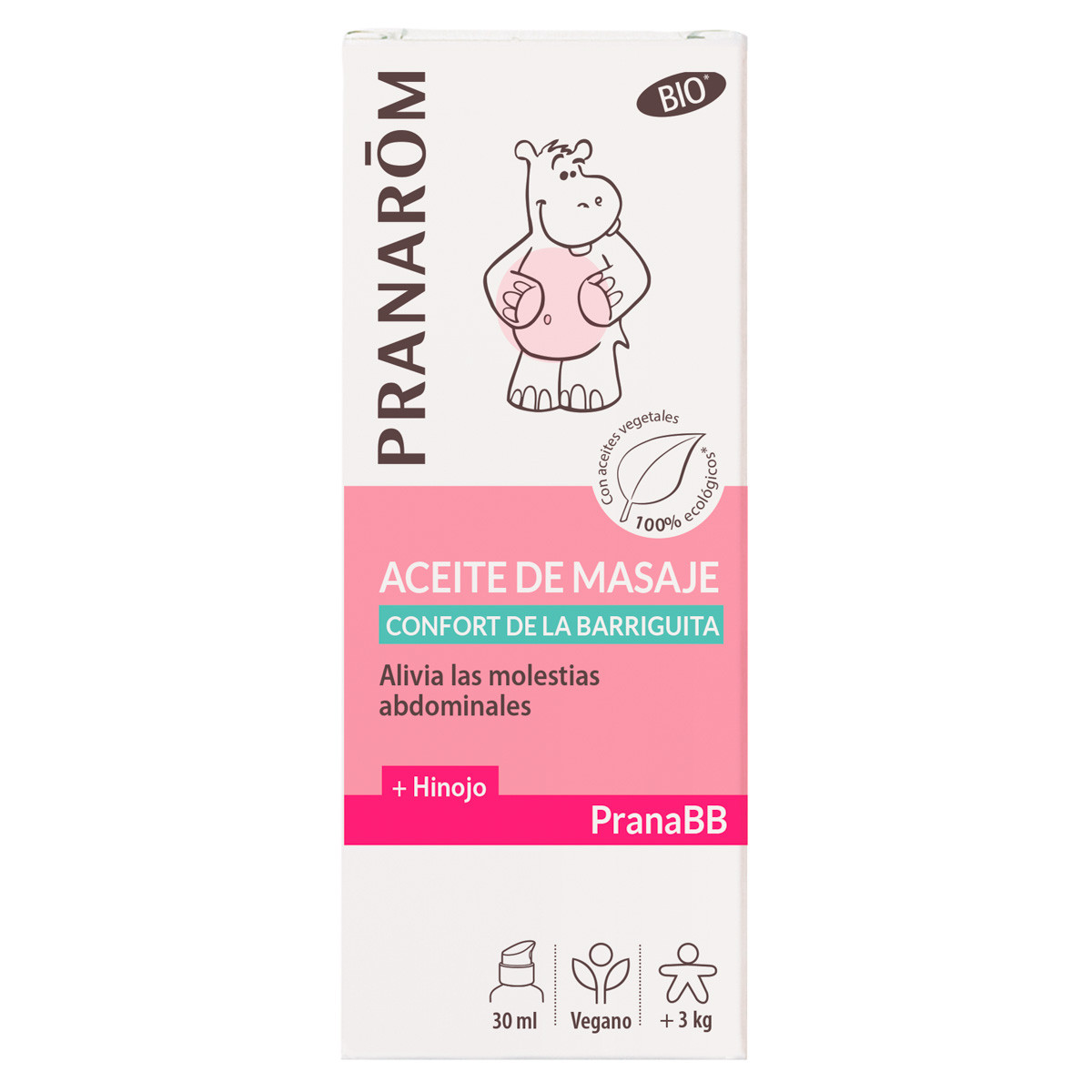 Pranabb ceite de masaje confort barriguita 30 ml