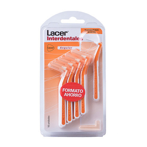 Lacer Cepillo interdental angular suave extrafino 10u