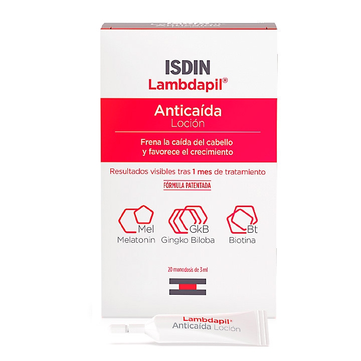 Isdin Lambdapil anticaída loción 20 monodósis x 3ml