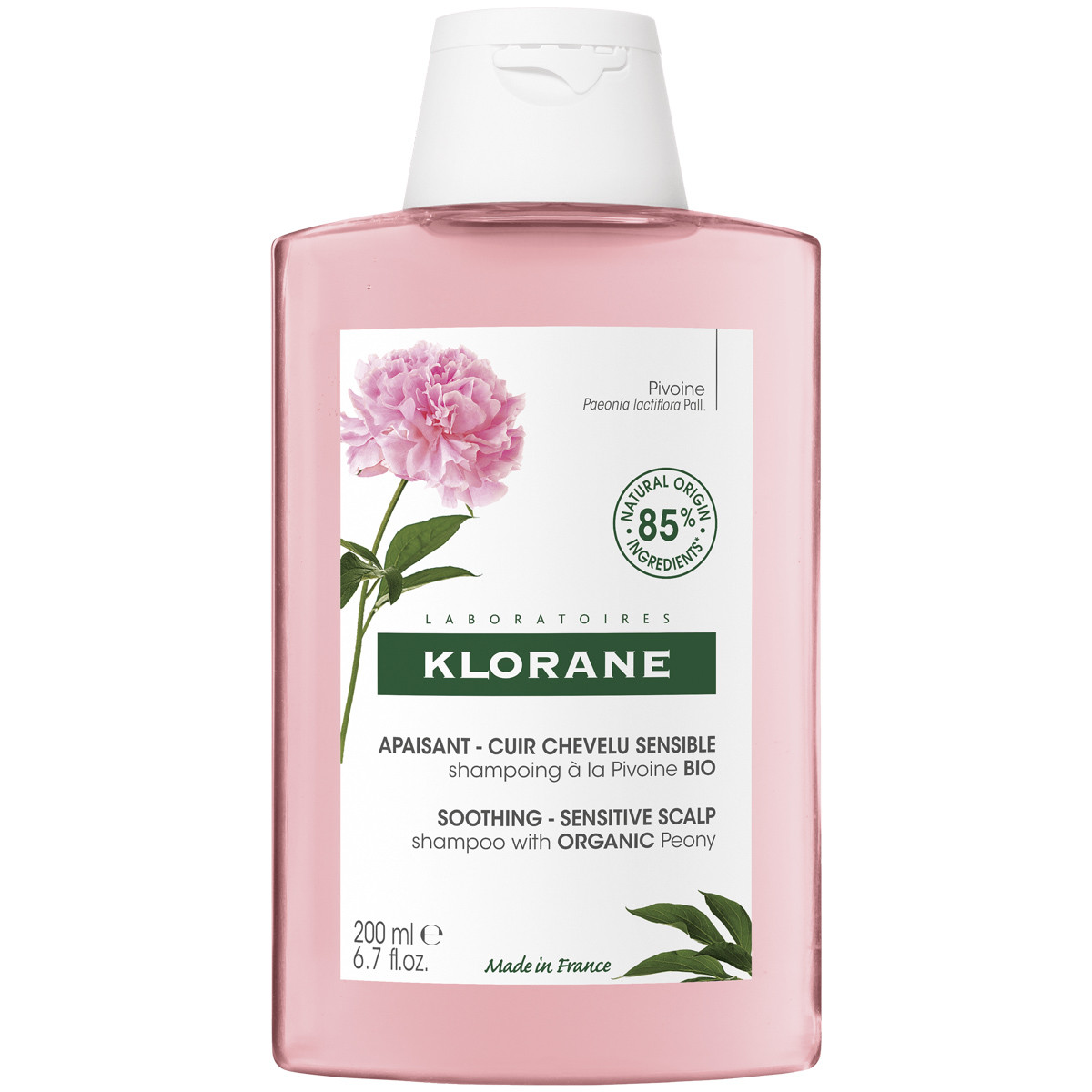 Klorane champú a la peonía 200ml