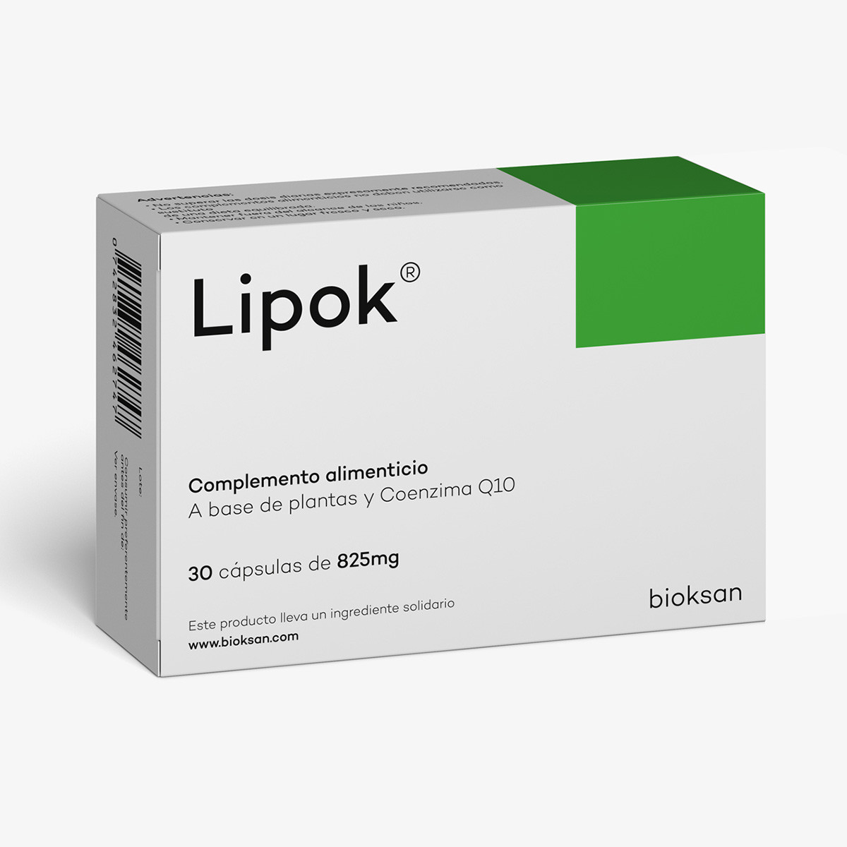 Bioksan lipok 30 cápsulas