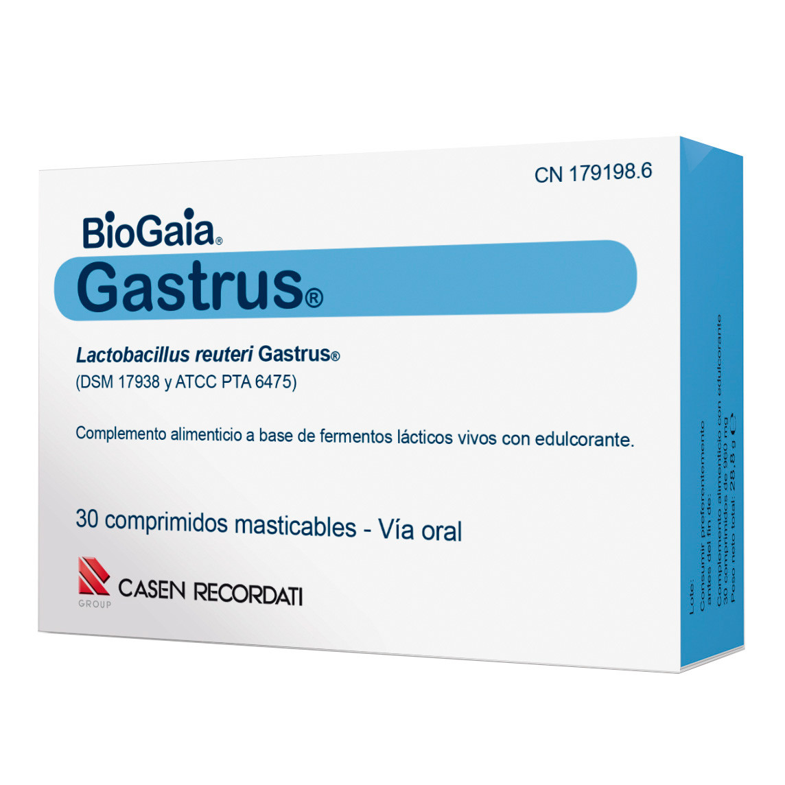 Gastrus Biogaia Lactobacilus Reuteri 30 comprimidos