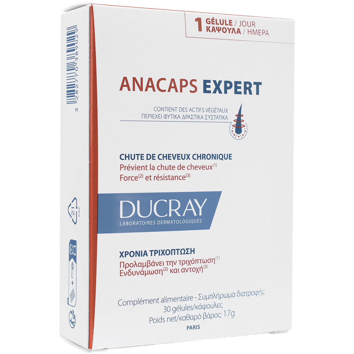 Ducray anacaps expert 30 cápsulas