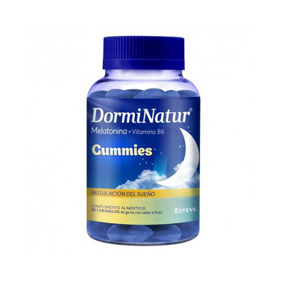 Dorminatur Gummies Melatonina, Pasiflora y Gaba 50 gummies