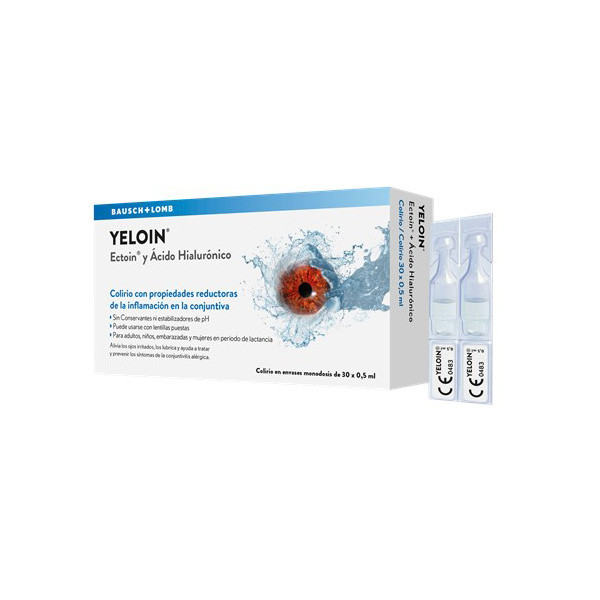 Yeloin colirio ojo irritado solucion oftalmica 2% 30 monodosis