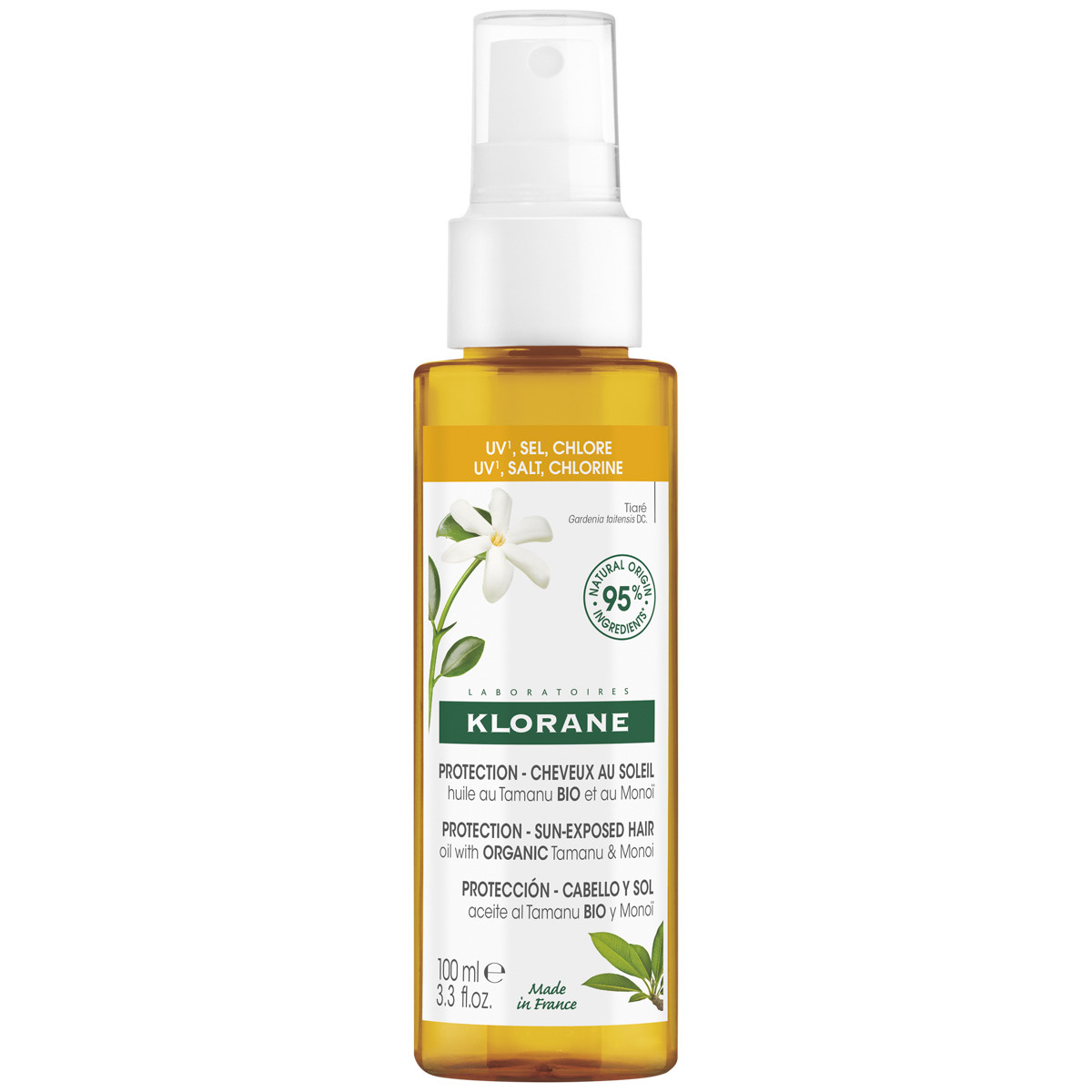 Klorane aceite capilar protector Al Tamanu Bio Y Al Monoi 100ml