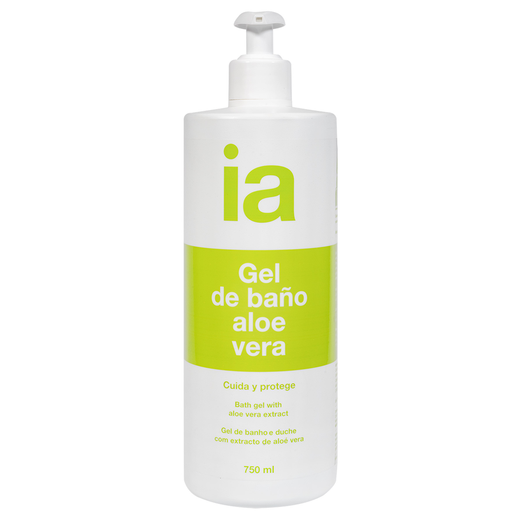 Interapothek gel aloe vera con dosificador 750ml