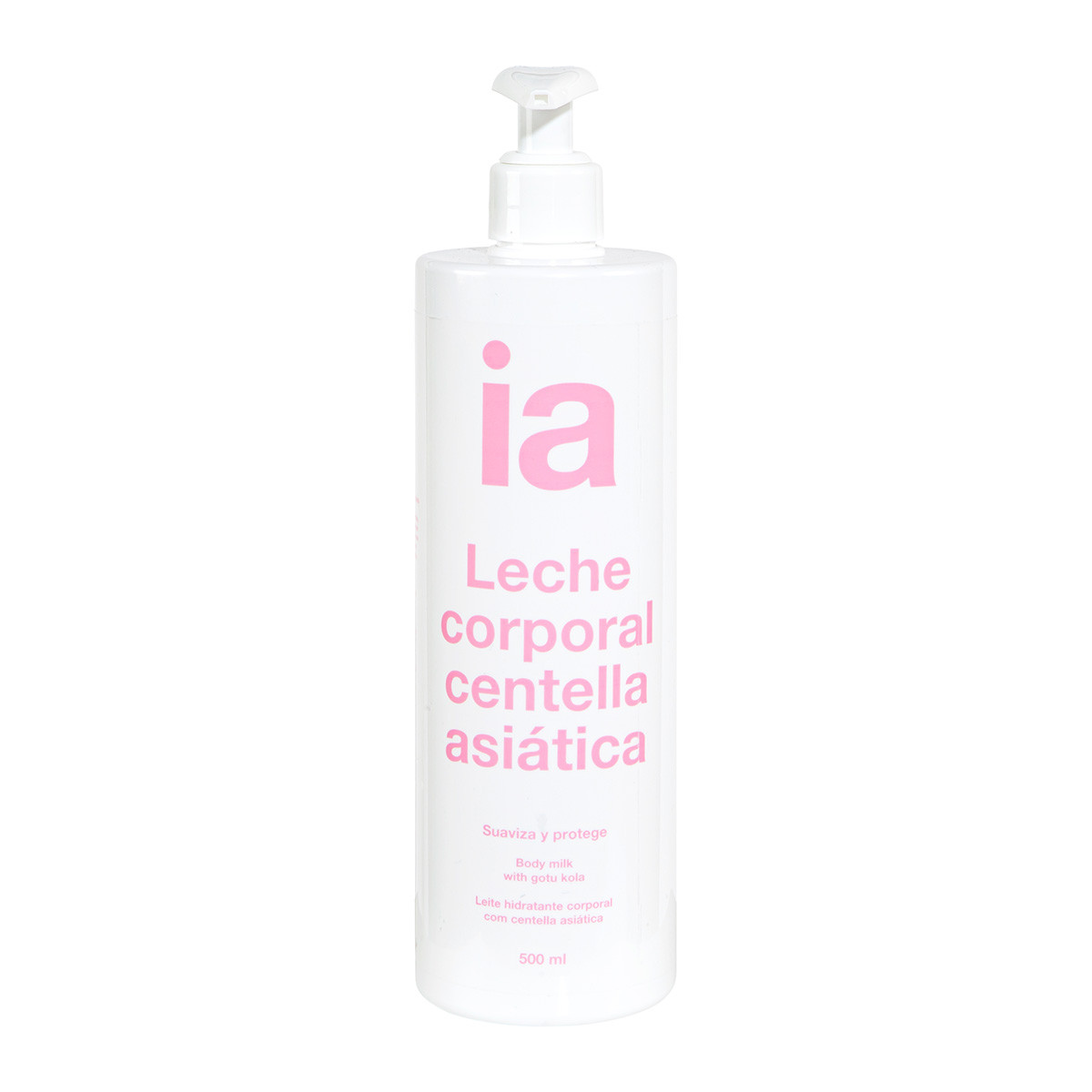 Interapothek leche hidratante corporal centella asiática con dosificador 
500ml