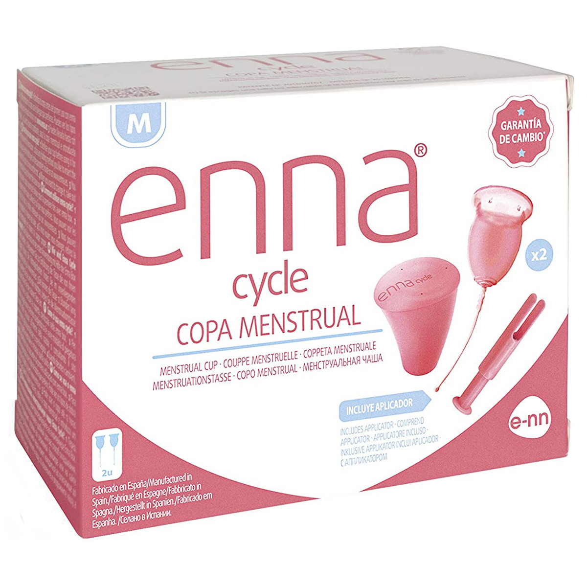 Enna Cycle copas menstruales + caja esterilizadora 2u