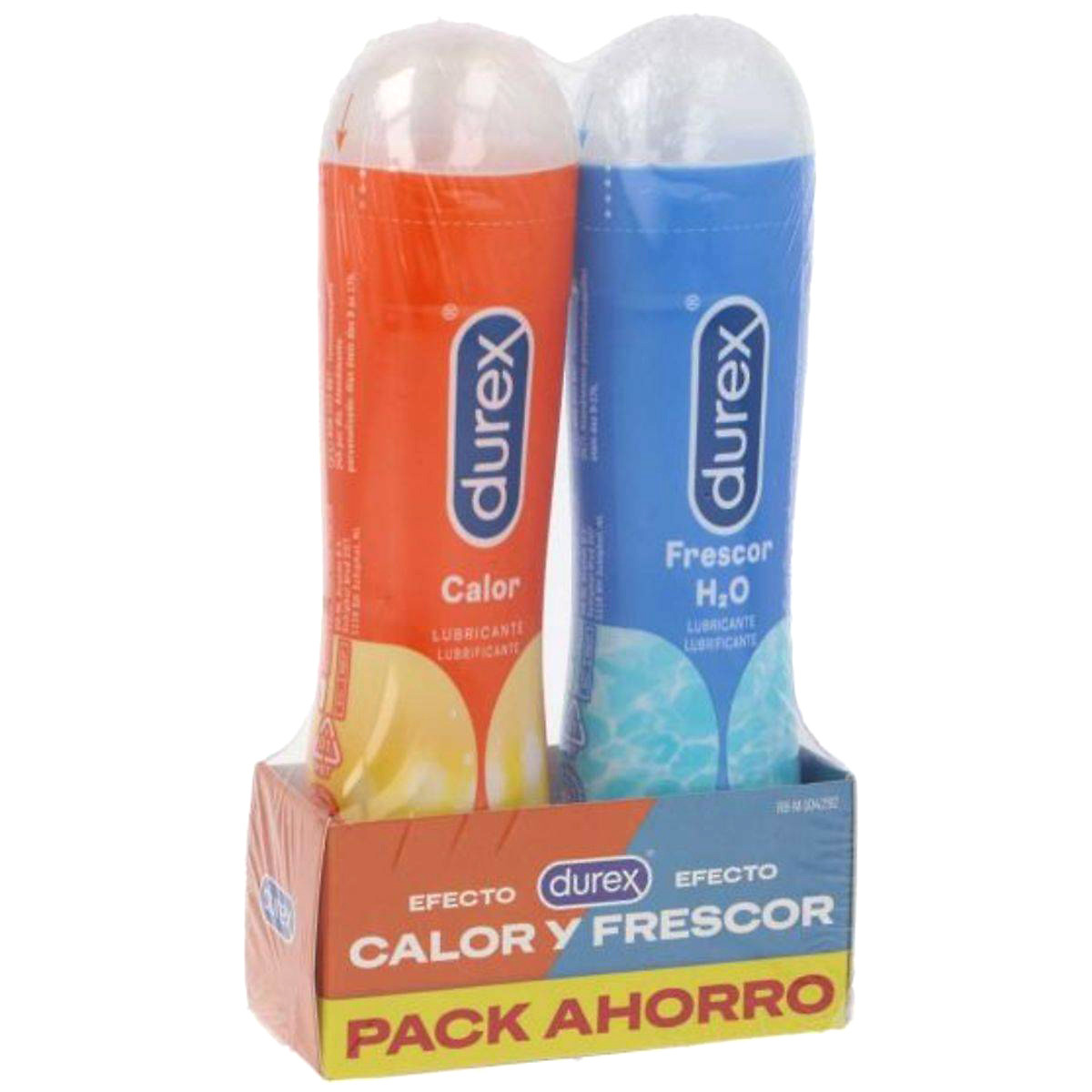 Durex lubricantes frio/calor 2x75ml duplo