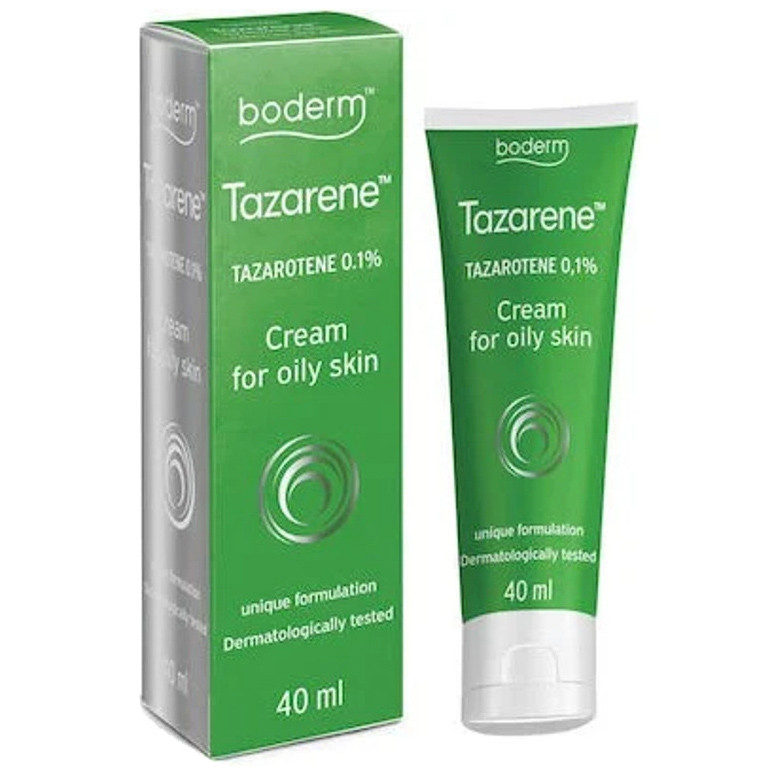 Boderm crema hidratante para pieles grasas y con imperfecciones Tazarene 0,1 % 40ml