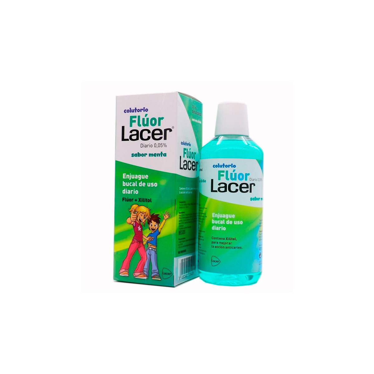 Lacer Colutorio Fluor Menta 0,05 500ml