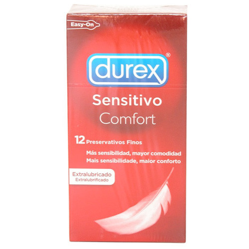 Durex preservativos sensitivo Easy-On 12u