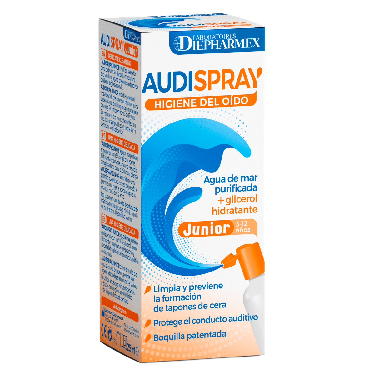 Audispray junior limpieza oidos 25ml