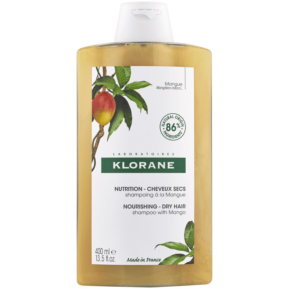 Klorane champú tratante nutritivo con manteca de mango 400ml