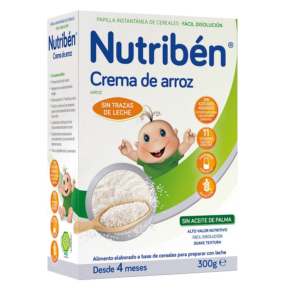 Nutribén Crema arroz sin gluten 300gr